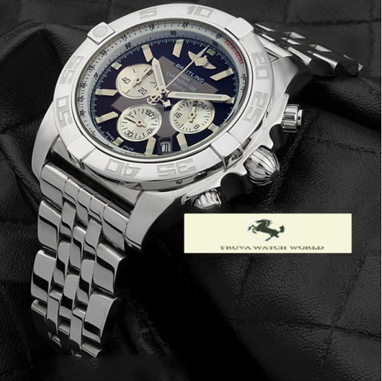 HK1364 BREİTLİNG 1884 CHRONOMTRE CERTİFİE METAL KORDON